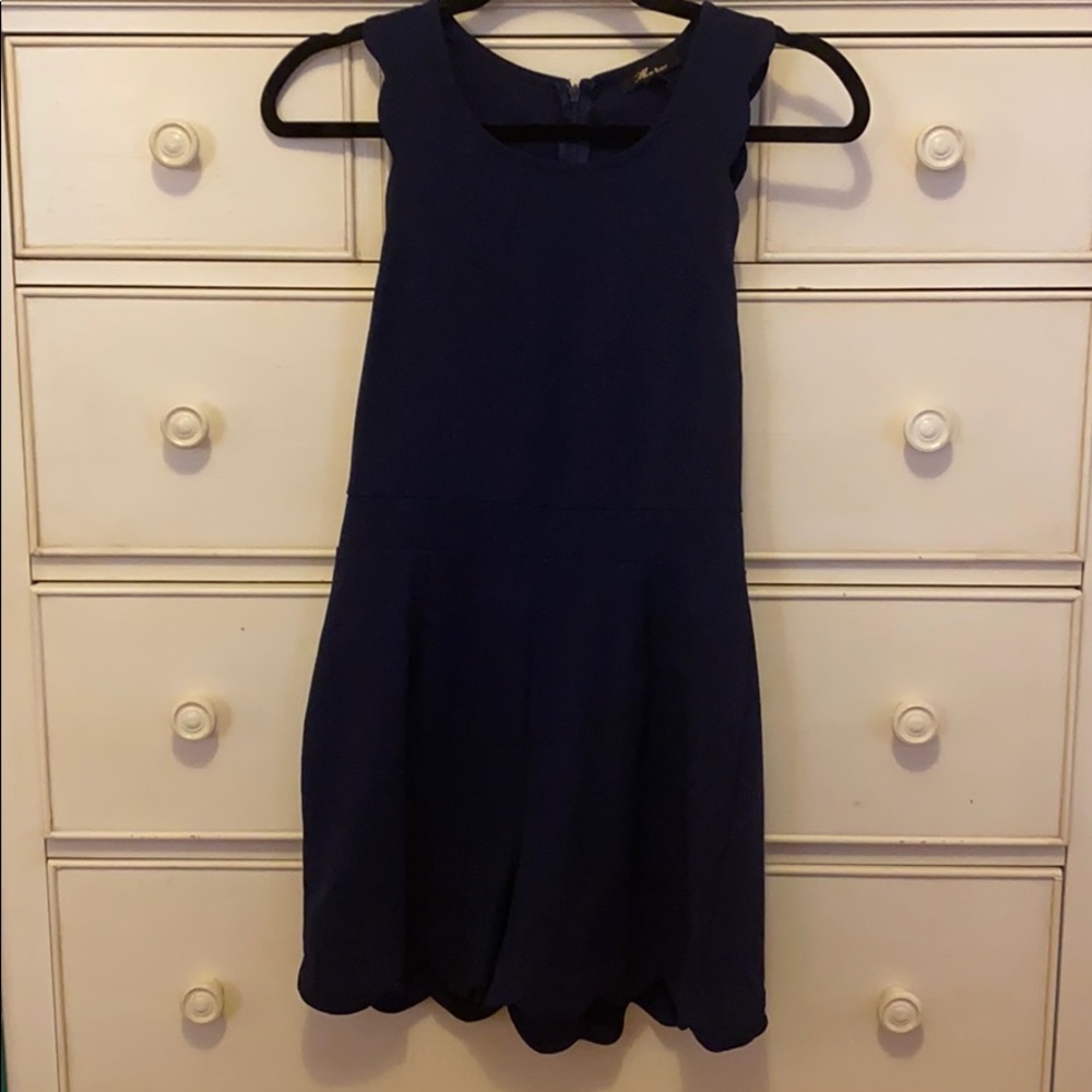 Navy Romper